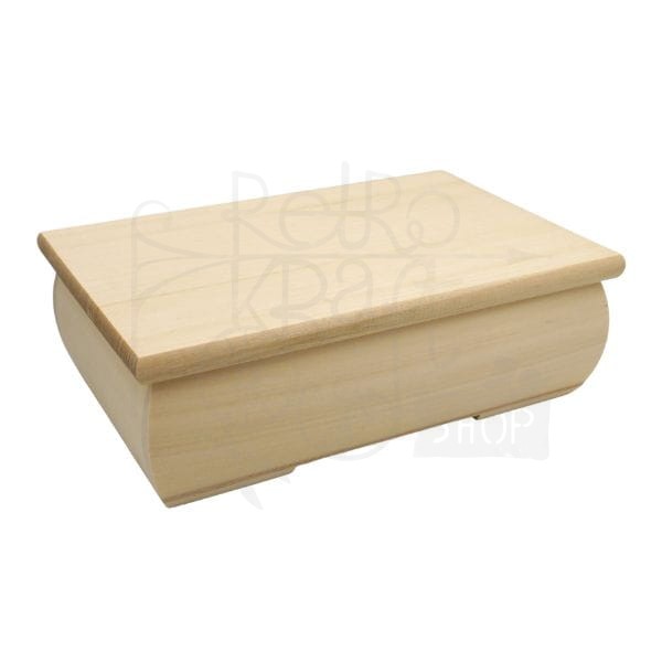 Pudełko drewniane - szkatułka 18.5x11.7x6.5cm