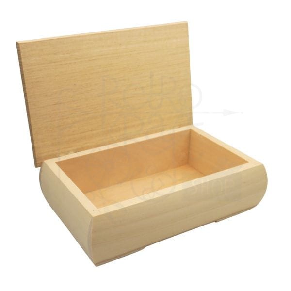 Pudełko drewniane - szkatułka 18.5x11.7x6.5cm 1