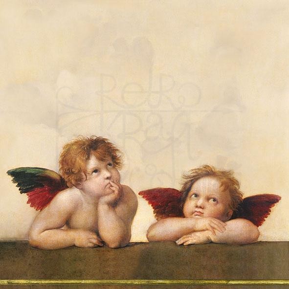 Serwetka 33x33 Angelo Aniołki