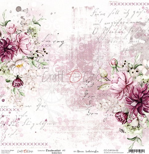 Papier 30x30 Soulmates CC-C49-SM-02 Craft O'Clock A