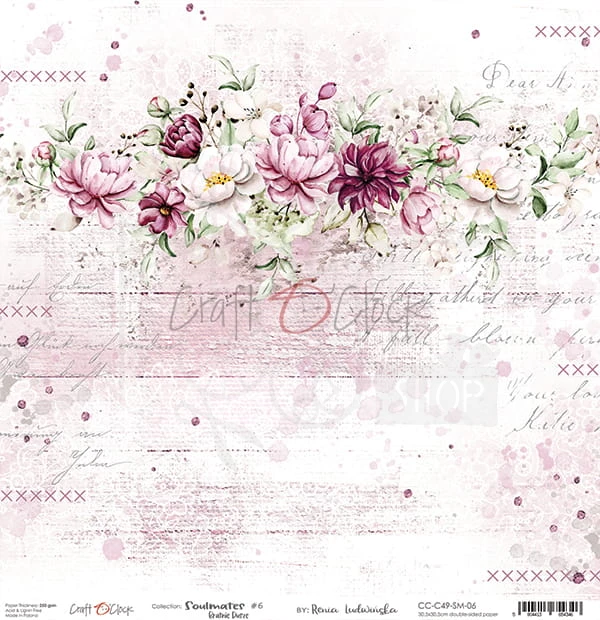 Papier 30x30 Soulmates CC-C49-SM-06 Craft O'Clock A
