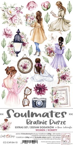 Zestaw dodatków do wycięcia Soulmates Women Kobiety CC-C49-SM-10 Craft O'Clock
