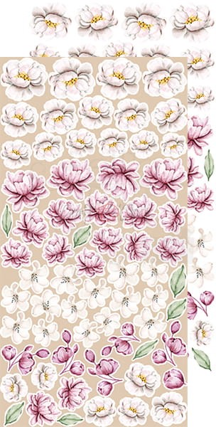 Zestaw dodatków do wycięcia Soulmates Flowers Kwiaty CC-C49-SM-09 Craft O'Clock 1