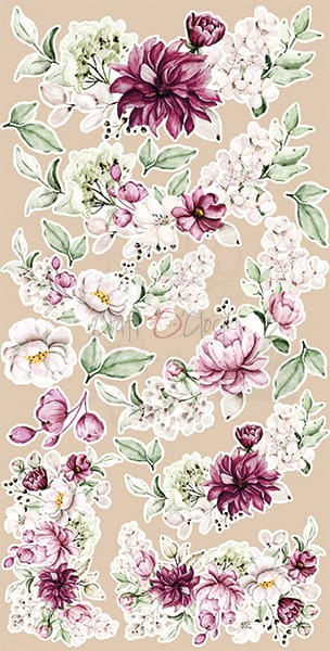 Zestaw dodatków do wycięcia Soulmates Flowers Kwiaty CC-C49-SM-09 Craft O'Clock 8