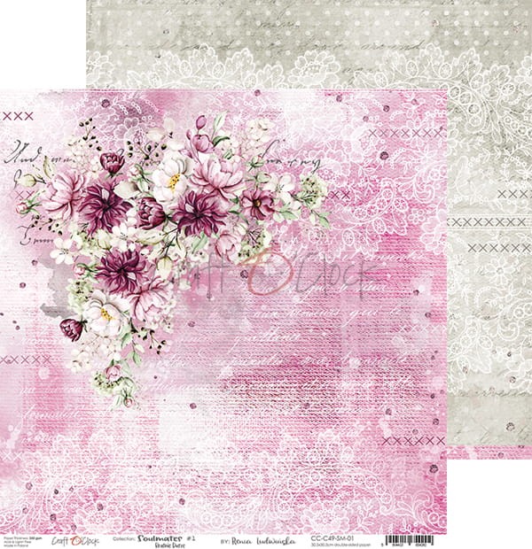 Zestaw papierów 30x30 Soulmates CC-C49-SM-00 Craft O'Clock 1