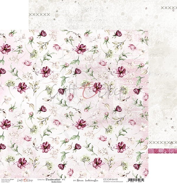 Zestaw papierów 30x30 Soulmates CC-C49-SM-00 Craft O'Clock 5