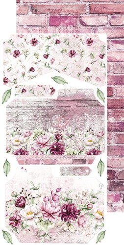 Zestaw dodatków Soulmates - Junk Journal Set CC-C49-SM-12 Craft O'Clock 1