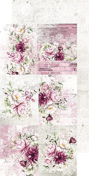 Zestaw dodatków Soulmates - Junk Journal Set CC-C49-SM-12 Craft O'Clock 3