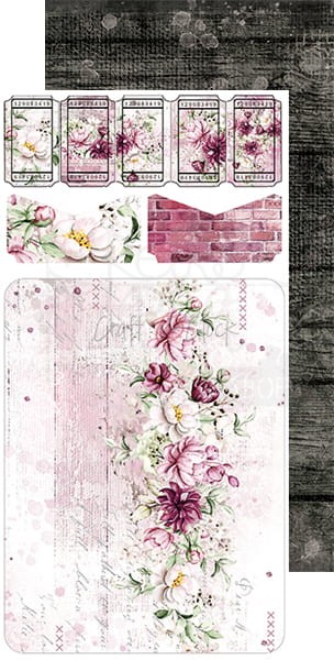 Zestaw dodatków Soulmates - Junk Journal Set CC-C49-SM-12 Craft O'Clock 6