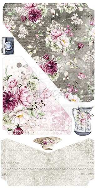 Zestaw dodatków Soulmates - Junk Journal Set CC-C49-SM-12 Craft O'Clock 8