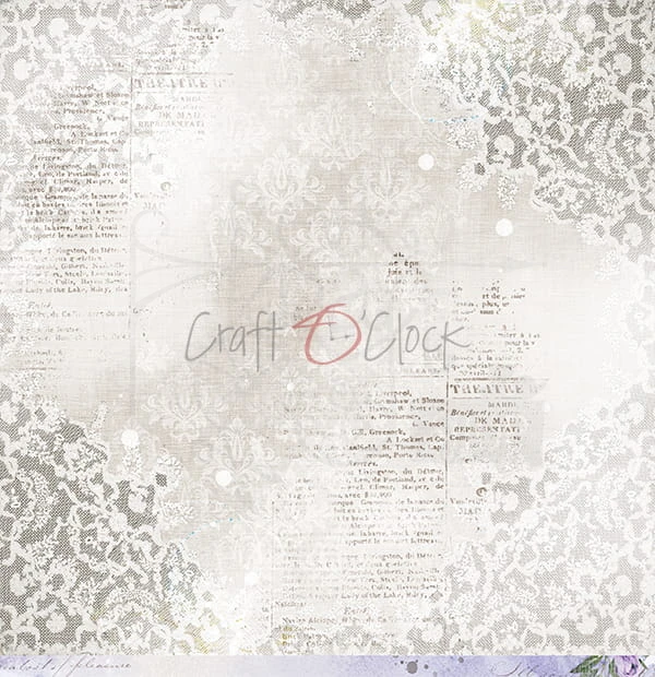 Papier 30x30 A Little of Inspiration CC-F23-LI-01 Craft O'Clock B