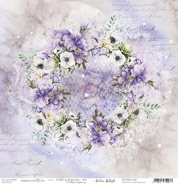 Papier 30x30 A Little of Inspiration CC-F23-LI-02 Craft O'Clock A