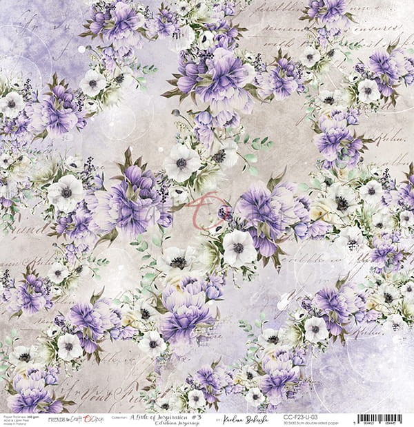 Papier 30x30 A Little of Inspiration CC-F23-LI-03 Craft O'Clock A