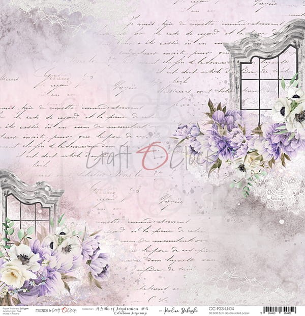 Papier 30x30 A Little of Inspiration CC-F23-LI-04 Craft O'Clock 1