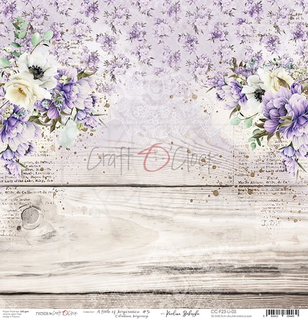 Papier 30x30 A Little of Inspiration CC-F23-LI-05 Craft O'Clock A