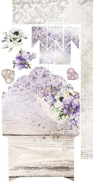 Zestaw dodatków A Little of Inspiration - Junk Journal Set CC-F23-LI-10 Craft O'Clock 2