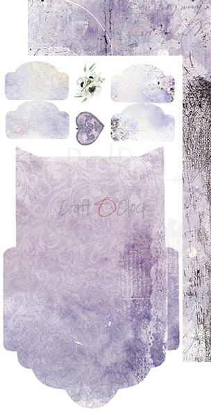 Zestaw dodatków A Little of Inspiration - Junk Journal Set CC-F23-LI-10 Craft O'Clock 4