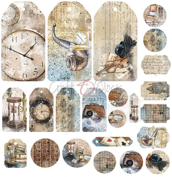 Zestaw papierów 30x30 Age of Mysteries CC-F24-AMS-00 Craft O'Clock 8