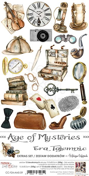 Zestaw dodatków do wycięcia Age of Mysteries CC-F24-AMS-09 Craft O'Clock