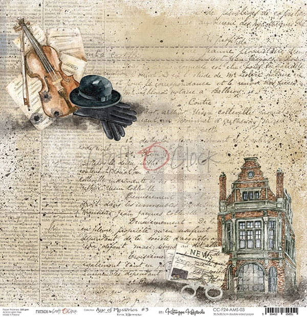 Papier 30x30 Age of Mysteries CC-F24-AMS-03 Craft O'Clock A