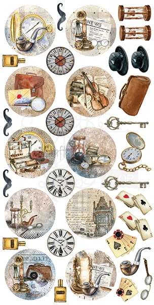 Zestaw etykiet 33 Age of Mysteries CC-DIGI-PR33 Craft O'Clock 2