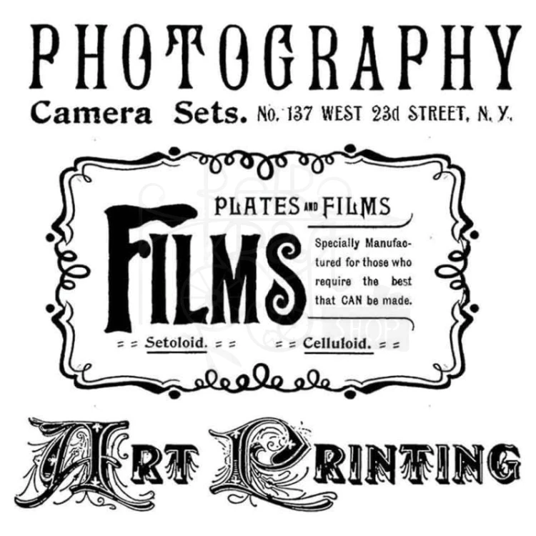 Stempel akrylowy 10x10cm Films WTK116 Stamperia