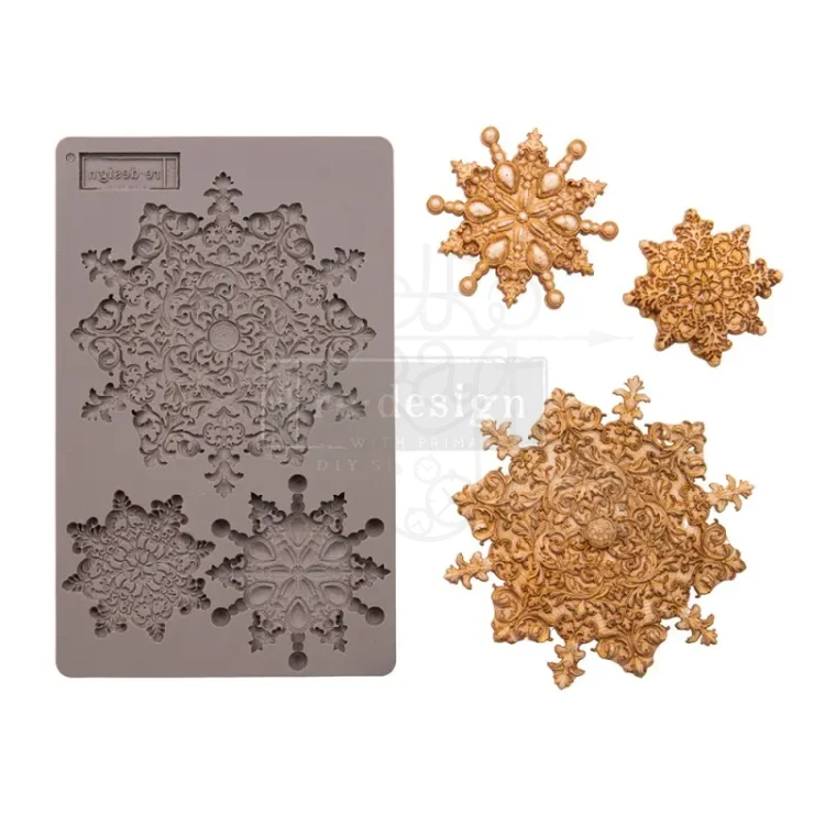 Foremka silikonowa 20x13 Snowflake Jewels Redesign 654764 Prima