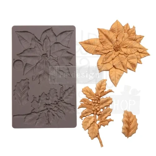 Foremka silikonowa 20x13 Perfect Poinsettia Redesign 654740 Prima