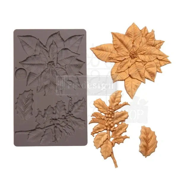 Foremka silikonowa 20x13 Perfect Poinsettia Redesign 654740 Prima