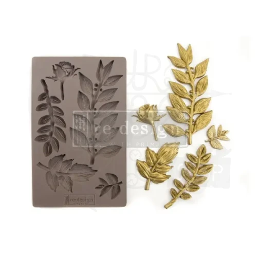 Foremka silikonowa 20x13 Leafy Blossoms Redesign 635756 Prima