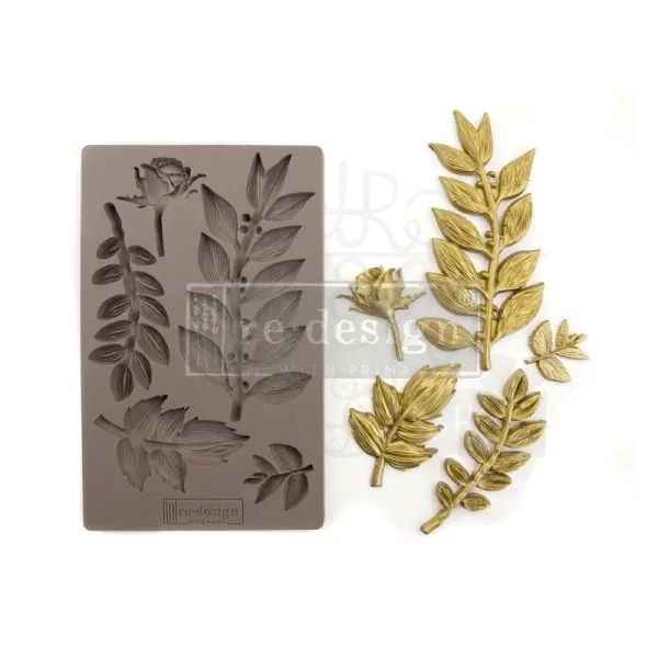 Foremka silikonowa 20x13 Leafy Blossoms Redesign 635756 Prima