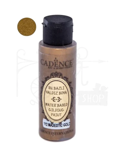 Farba akrylowa metalizowana Gilding 70ml majestatyczne złoto FMDZ112-70 Cadence