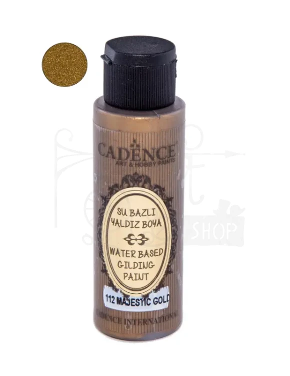 Farba akrylowa metalizowana Gilding 70ml majestatyczne złoto FMDZ112-70 Cadence