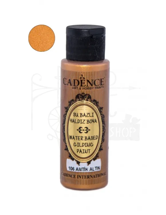 Farba akrylowa metalizowana Gilding 70ml antyczne złoto FMDZ106-70 Cadence