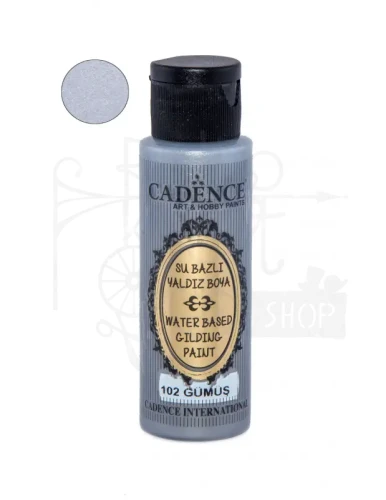 Farba akrylowa metalizowana Gilding 70ml srebro FMDZ102-70 Cadence