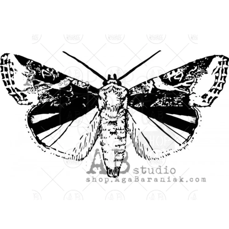 Stempel gumowy ćma ID-130 ABstudio