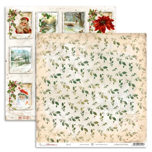 Papier 30x30 - Art Journal Christmas 2 - Holly UHK Gallery