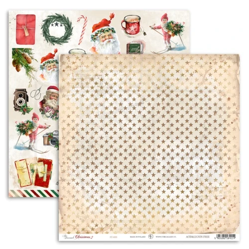 Papier 30x30 - Art Journal Christmas 2 - Stars UHK Gallery