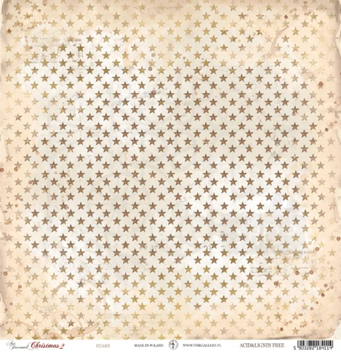 Papier 30x30 - Art Journal Christmas 2 - Stars UHK Gallery