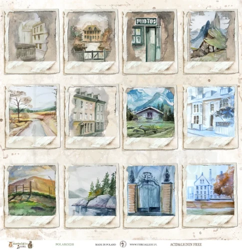 Papier 30x30 - Nostalgic Girl - Polaroids UHK Gallery