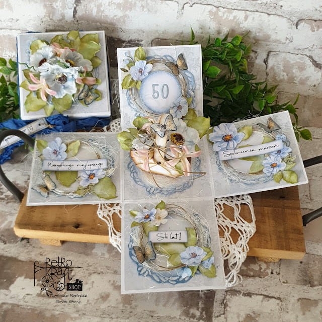 Pudełko exploding box - białe - 10x10x10 Rzeczy z Papieru