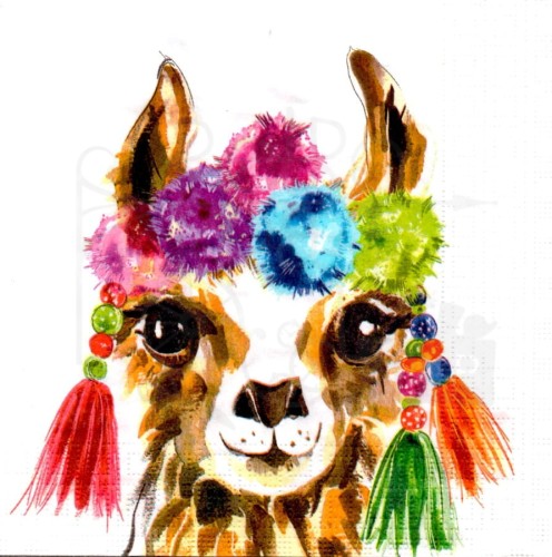 Serwetka 33x33 - Lama