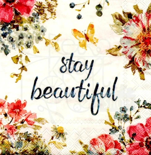 Serwetka 25x25 - stay beautiful