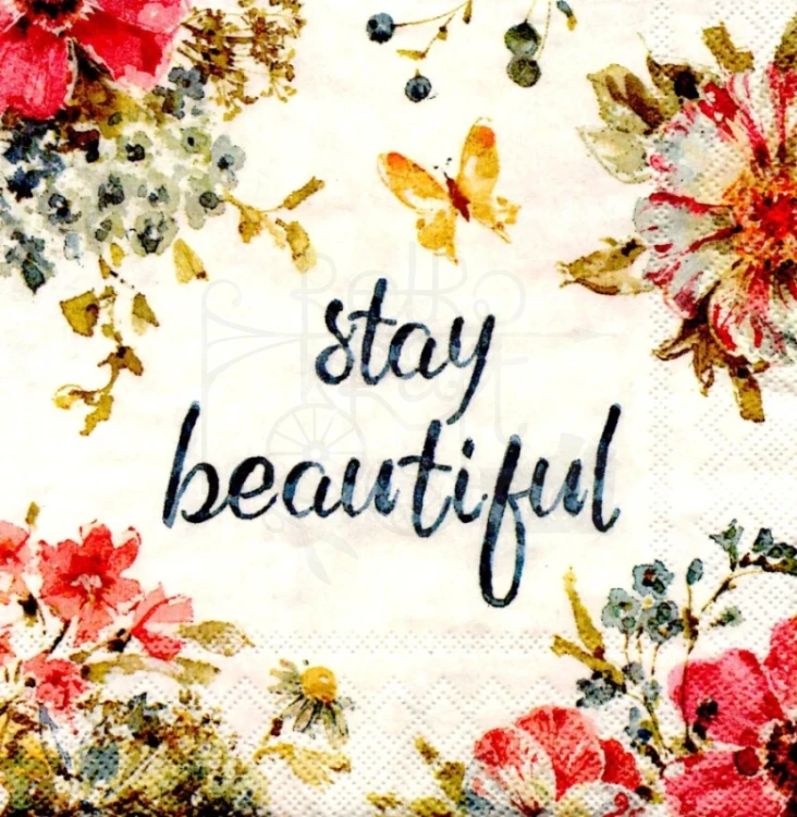 Serwetka 25x25 - stay beautiful