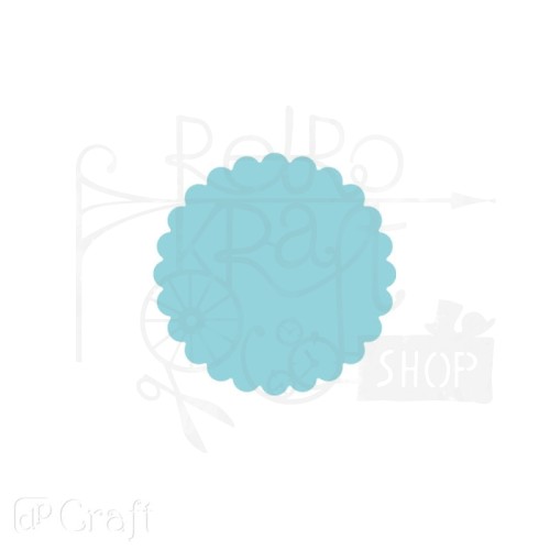Dziurkacz ozdobny do papieru i pianki 5 cm koło z falbanką JCDP-120-003 dpCraft