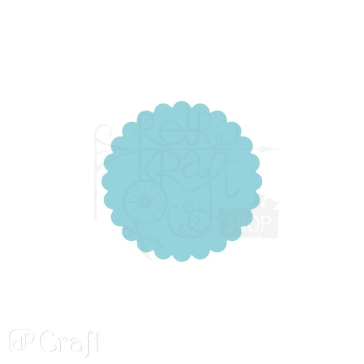 Dziurkacz ozdobny do papieru i pianki 5 cm koło z falbanką JCDP-120-003 dpCraft