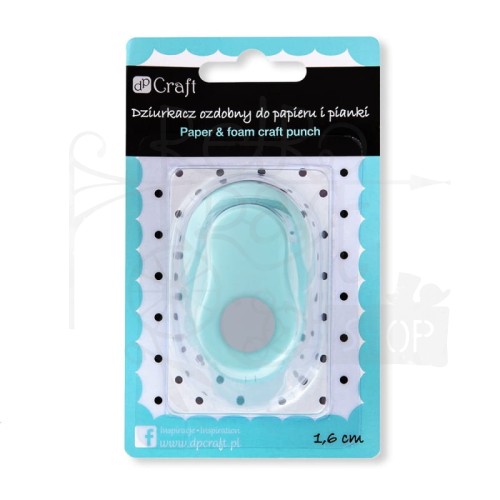 Dziurkacz ozdobny do papieru i pianki 1.6 cm koło JCDP-105-001 dpCraft