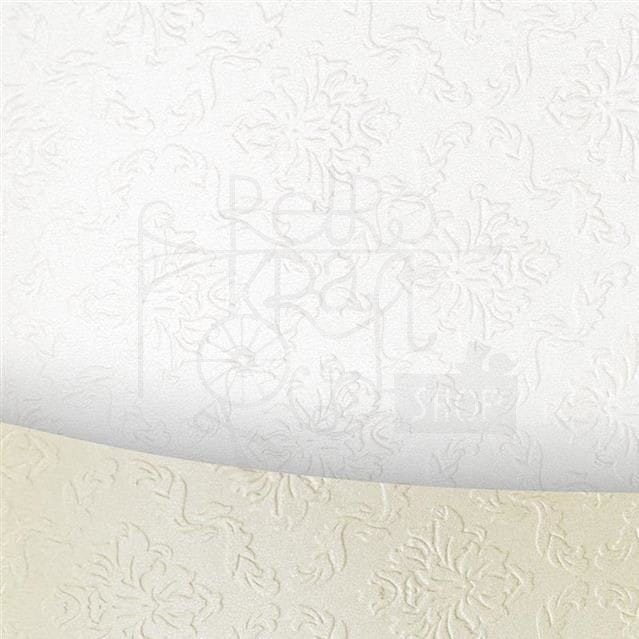 Arkusz papieru Karton ozdobny Ornament biały A4 230g Galeria Papieru