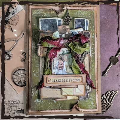 Zestaw papierow 30x30 - Nostalgic Girl UHK Gallery
