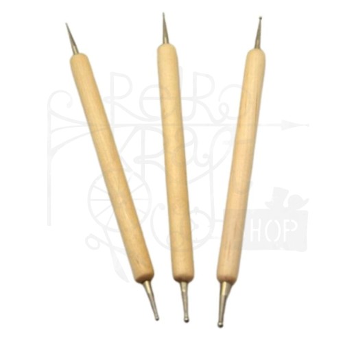 Zestaw 3 dłutek do embossingu 358245 Pentart